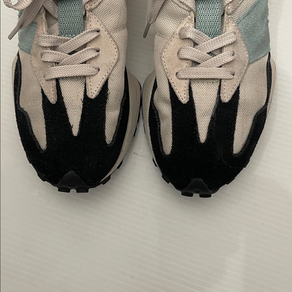 NEW BALANCE 327 CORDURA ORANGE BLUE RUNNING SNEAKERS MENS SIZE 7.5 - Picture 8 of 14